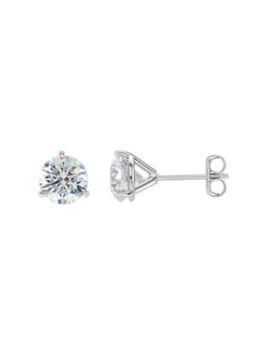 Diamond studs deals martini setting